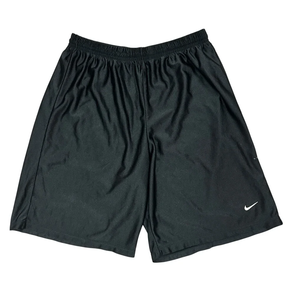Vintage Nike Shiny Dazzle Shorts Men's‎ Large Drawstring Silky Satin 9